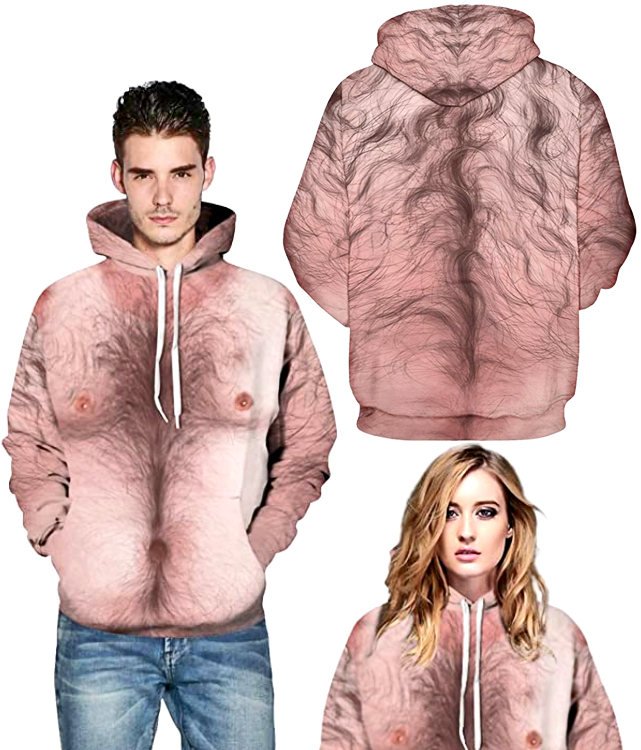 THIS HILARIOUS HAIRY HOODIE
