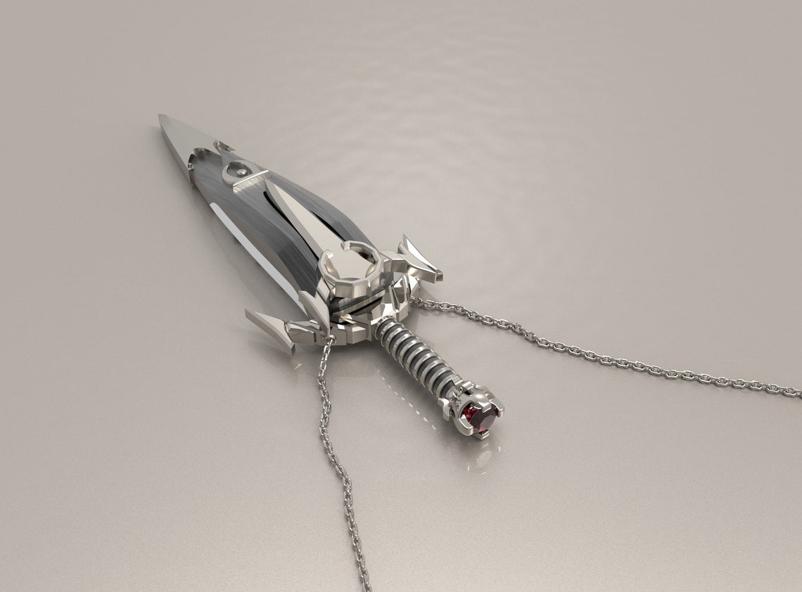 Sword-Pendant-With-Ruby-CZ