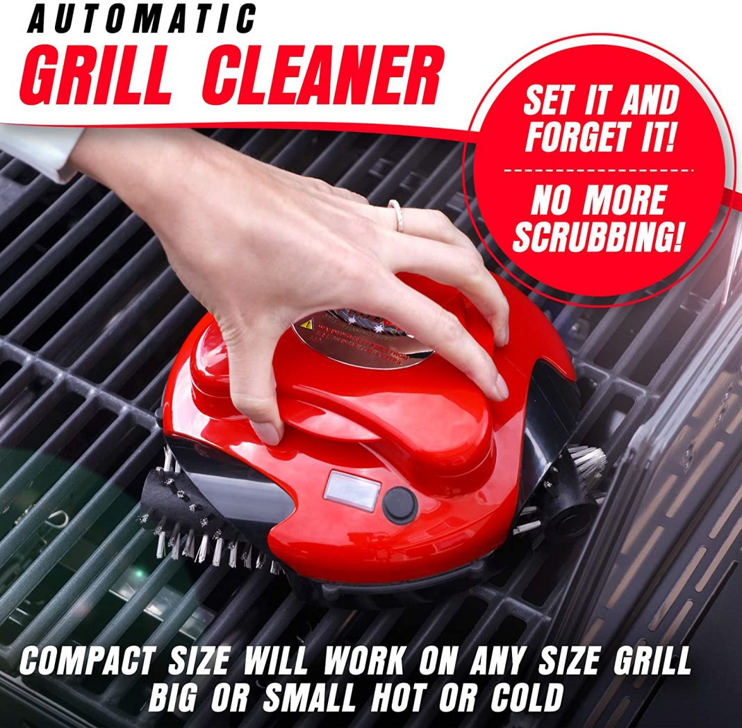 THIS GRILLBOT AUTOMATIC GRILL CLEANING ROBOTWOW!!! The Howler Monkey