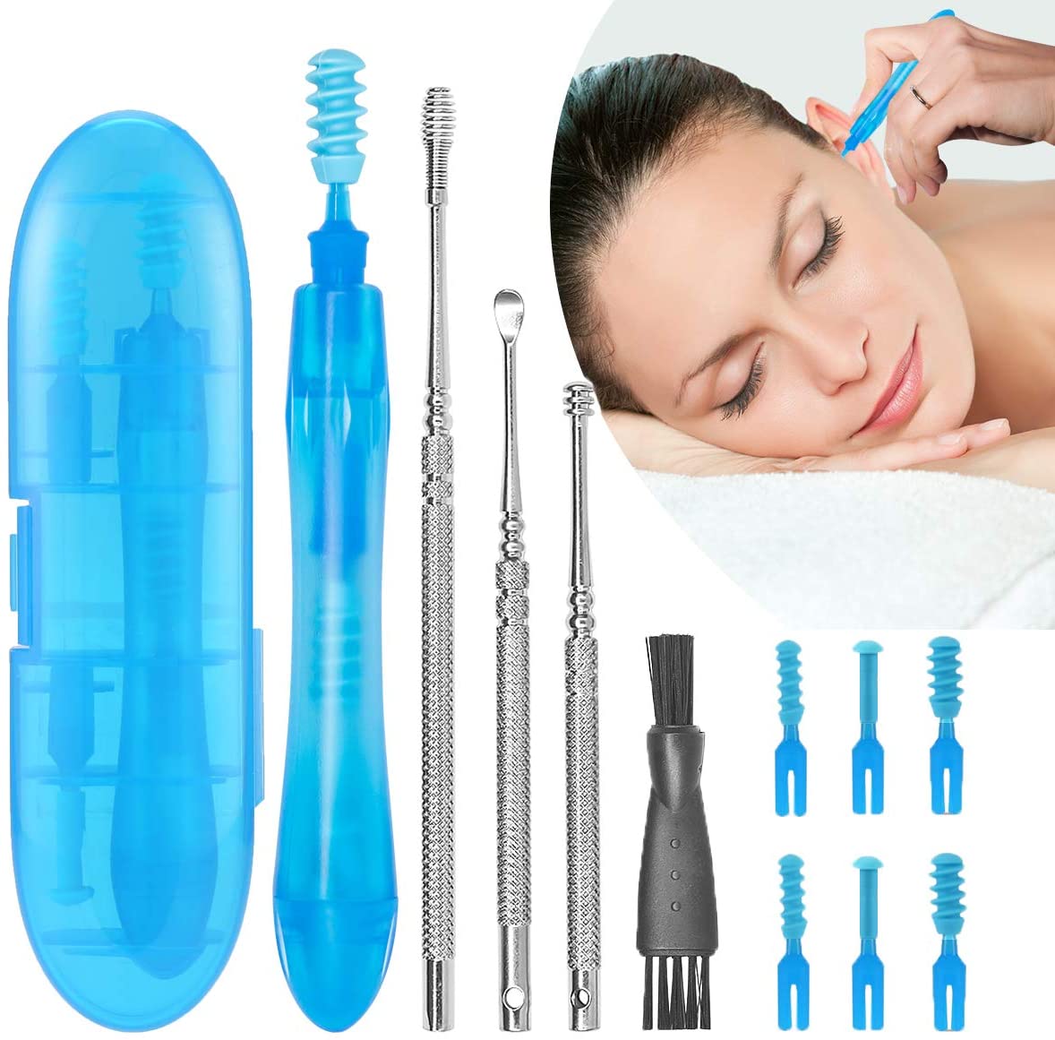 This Spiral Ear Wax Removal Tool Kit
