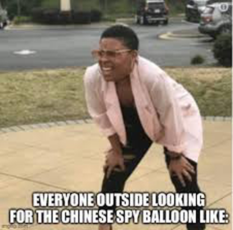 Chinese Spy Balloon Memes 17