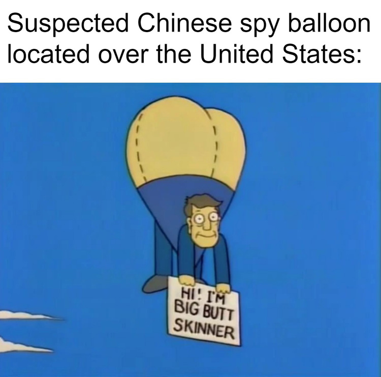 Chinese Spy Balloon Memes 14