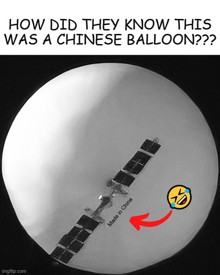 Chinese Spy Balloon Memes 8