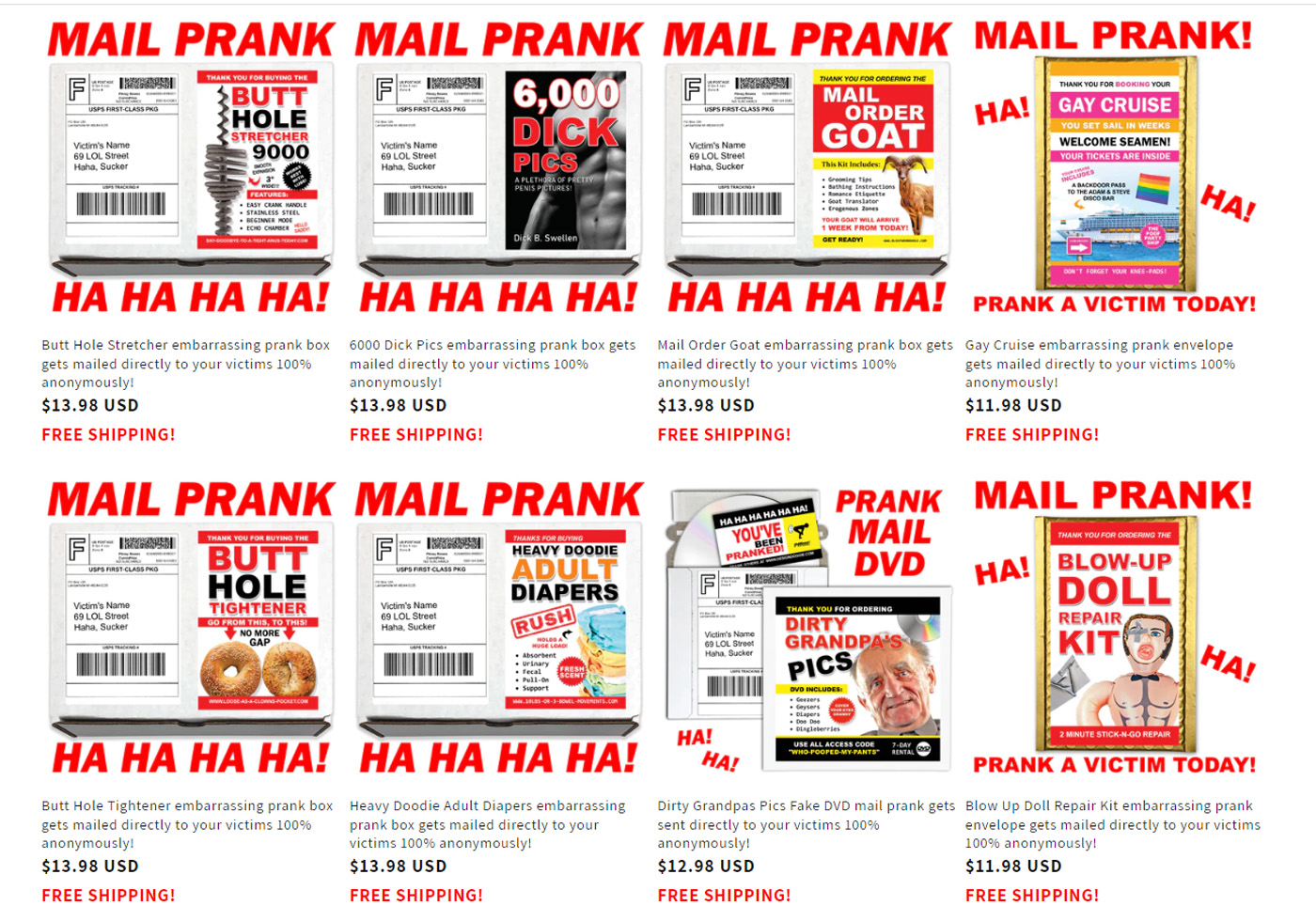 prank mail