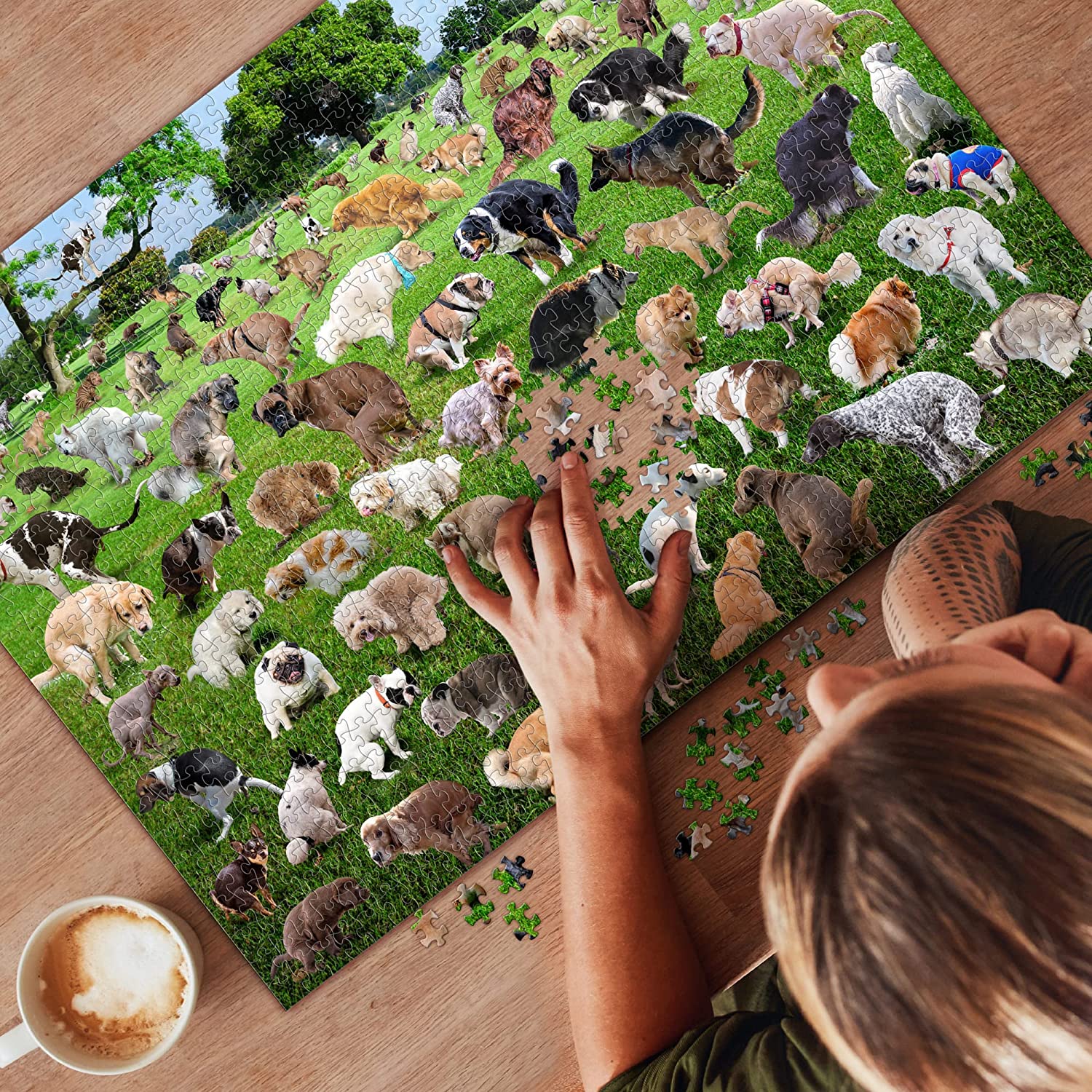Dogs Pooping Puzzle Lovers
